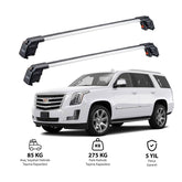 CADILLAC ESCALADE 2015-2020 TRX2 Thunder Carrier Barres transversales pour galerie de toit 2 barres
